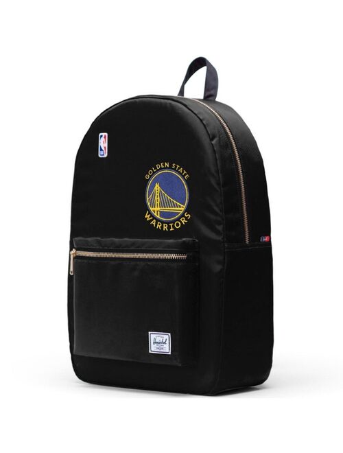 Herschel Supply Co. Black Golden State Warriors Satin Settlement Backpack