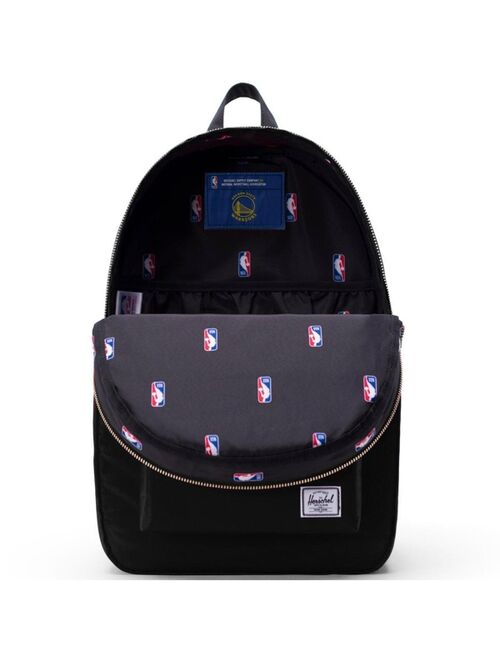 Herschel Supply Co. Black Golden State Warriors Satin Settlement Backpack