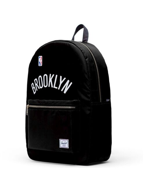 Herschel Black Brooklyn Nets Settlement Satin Backpack