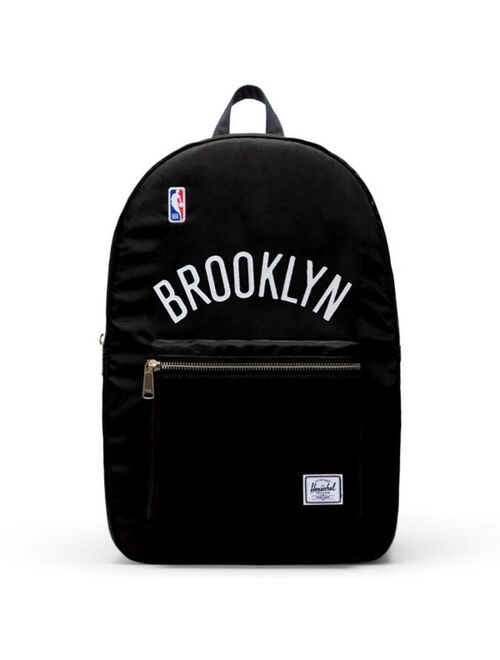 Herschel Black Brooklyn Nets Settlement Satin Backpack