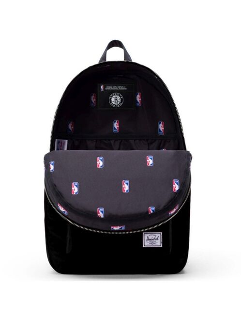 Herschel Black Brooklyn Nets Settlement Satin Backpack