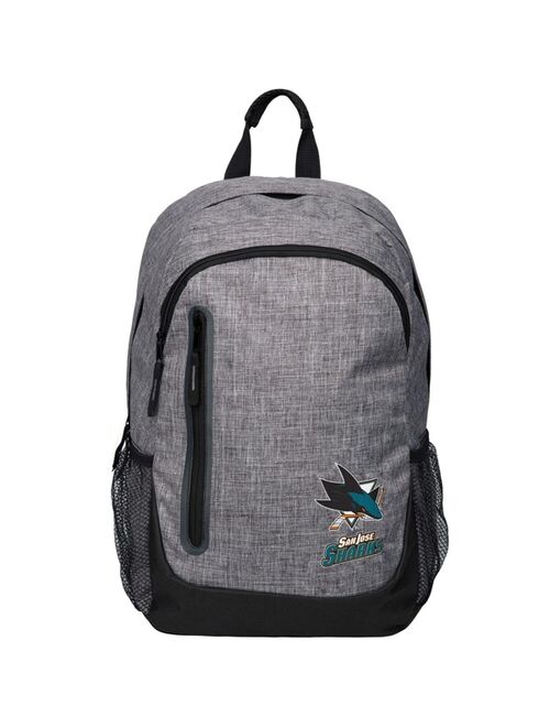 FOCO San Jose Sharks Heathered Gray Backpack