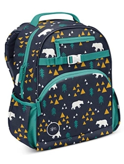 Simple Modern Kids Backpack for School Boys Girls | Kindergarten Elementary Toddler Backpack | Fletcher Collection | 12 Liter (15" tall) Blue Dino