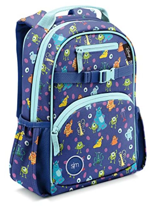 Simple Modern Kids Backpack for School Boys Girls | Kindergarten Elementary Toddler Backpack | Fletcher Collection | 12 Liter (15" tall) Blue Dino