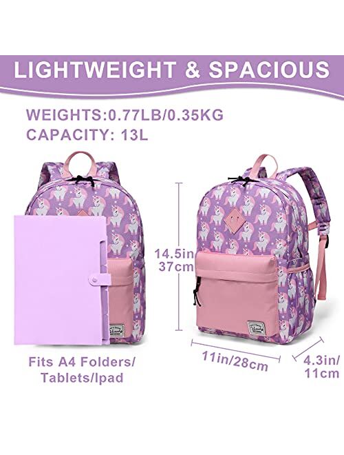 Kids Backpack,VASCHY Cute Lightweight Preschool Backpack for Toddlers Boys Girls