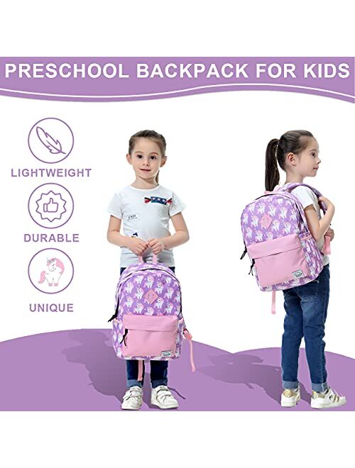 Kids Backpack,VASCHY Cute Lightweight Preschool Backpack for Toddlers Boys Girls