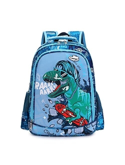 Cusangel Kids Backpack for Boys Elementary Kindergarten Preschool School Bag 16 inch Multifunctional Cute Large Capacity