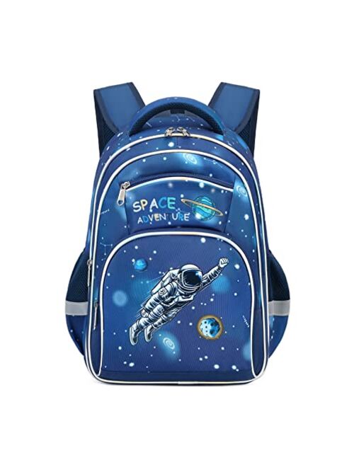 Cusangel Kids Backpack for Boys Elementary Kindergarten Preschool School Bag 16 inch Multifunctional Cute Large Capacity