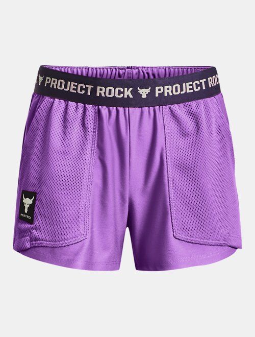 Under Armour Girls' Project Rock Play Up Shorts