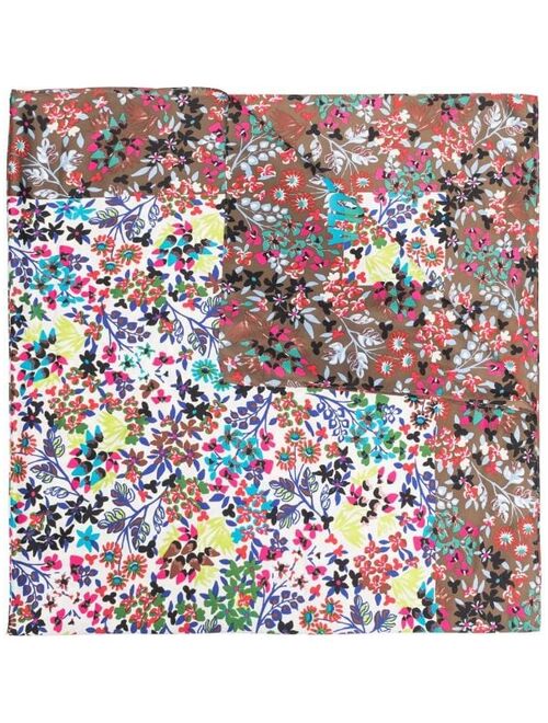 Bimba y Lola all-over floral-print scarf