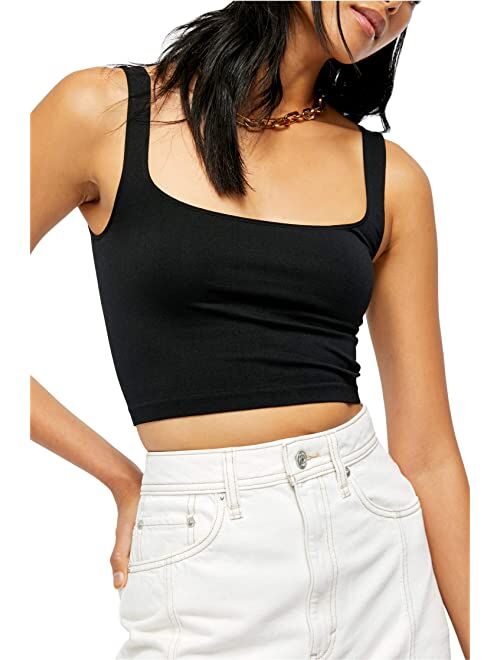 Free People Scoop Neck Crop