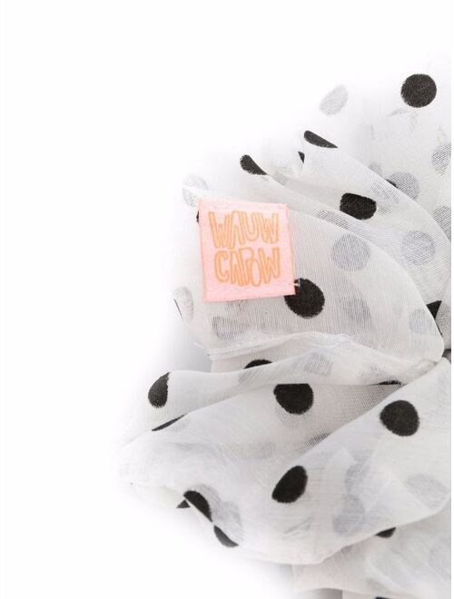 WAUW CAPOW by BANGBANG polka-dot print scrunchie