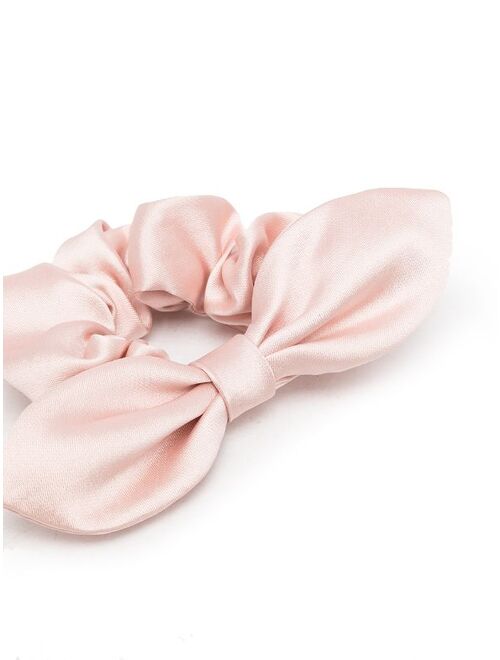 Hucklebones London Bow-Tie ruched scrunchie