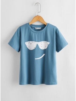 Boys Cartoon Graphic Tee