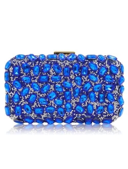 Clutch Purses For Women, Crystal Clutches Evening Bags Gemstone Clutch Purse For Wedding Party