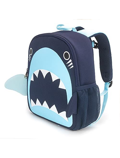 Avovo Kids Backpack Boys Kindergarten Shark Backpack Toddler 3-5 Boys with Chest Strap