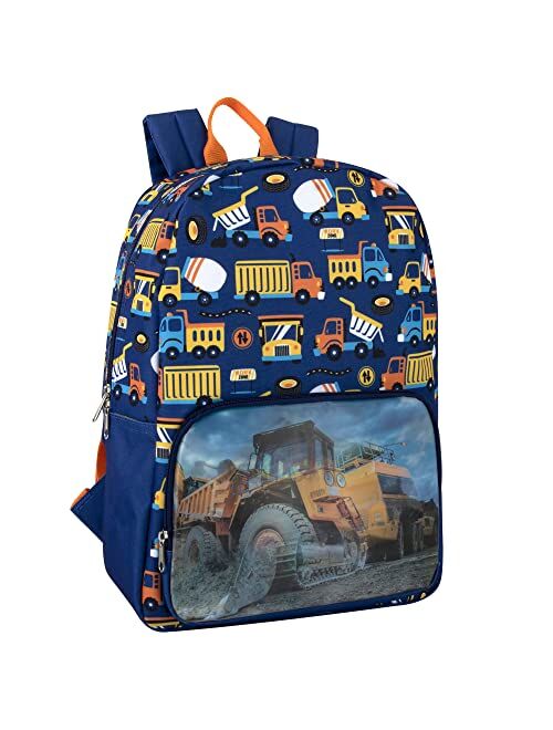 Trail Maker Picture Changing Lenticular Dinosaur Backpack for Boys Elementary and Middle School Hologram Backpack