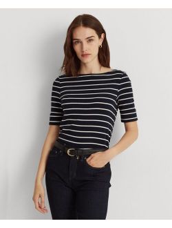 Lauren Ralph Lauren Striped Boatneck Top