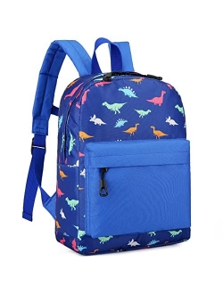 Vanaheimr Kid Toddler Backpack for Teen Boys Classic Green Flamingos Teen Preschool Backpack Kindergarten Daycare School Bag