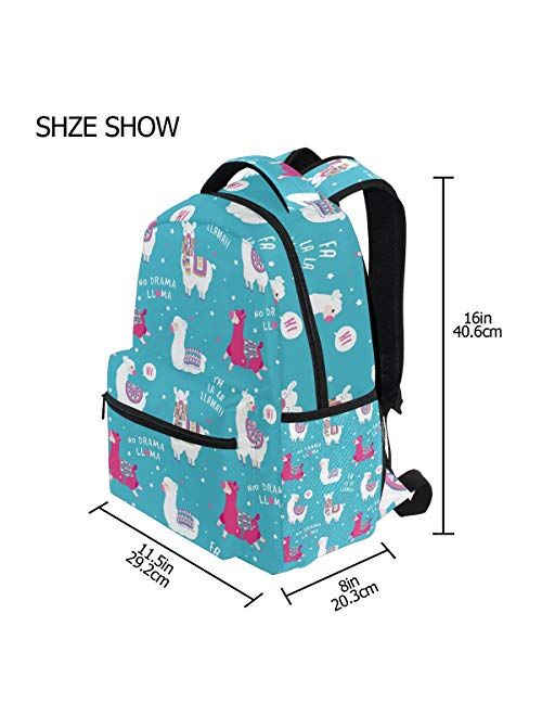 Senya Hedgehog School Backpack for Boys Girls Bookbag Travel Bag