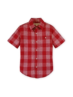 Boys' Short Sleeve Button Down Shirt