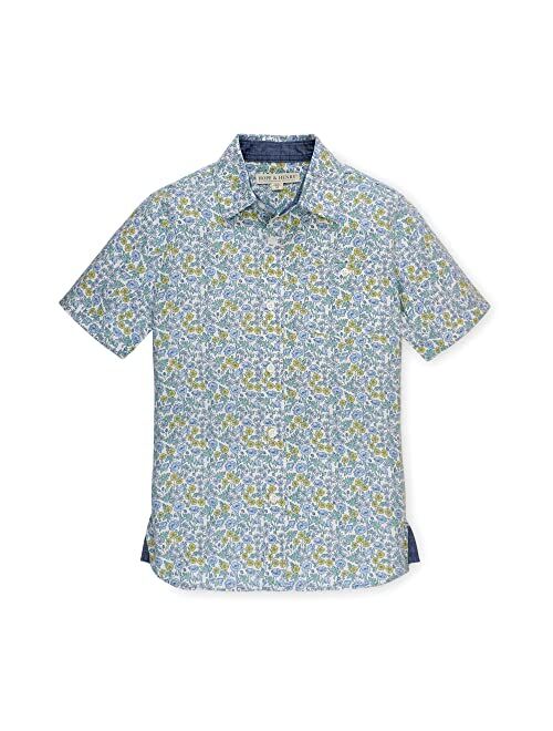 Hope & Henry Boys' Short Sleeve Button Down Shirt