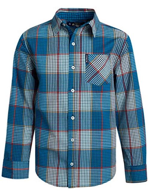 Ben Sherman Boys Shirt Casual Long Sleeve Button Down Collared Shirt (Size: 8-18)