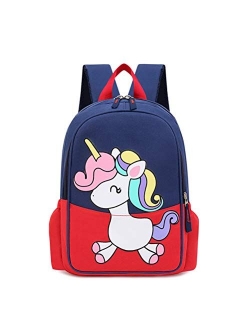 POWOFUN Kids Toddler Preschool Travel Backpack Cool Cute Cartoon Schoolbag (Dinosaur Green)