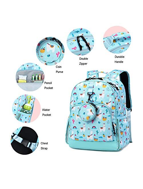 Choco Mocha 15-17 inch Boys School Backpack with Matching Coin Purse