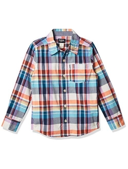 Boys' Toddler Woven Buttonfront