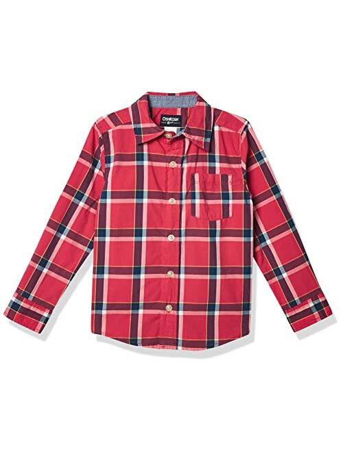 OshKosh B'Gosh Boys' Toddler Woven Buttonfront