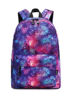 Abshoo Lightweight Water Resistant Galaxy Backpacks For Teen Girls Boys School Bookbags (Galaxy D)