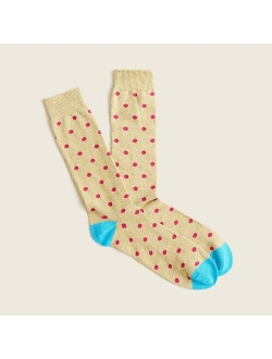 Small dot socks