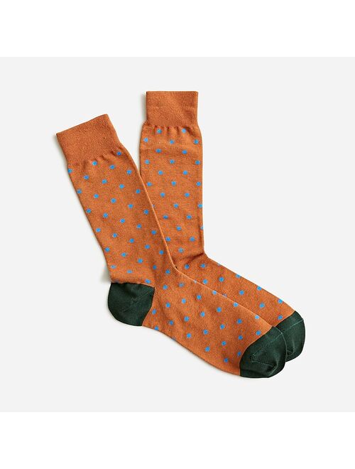 J.Crew Small dot socks