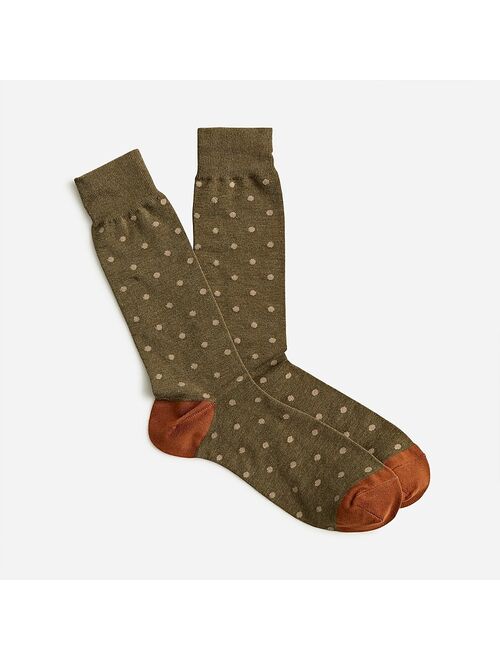 J.Crew Small dot socks