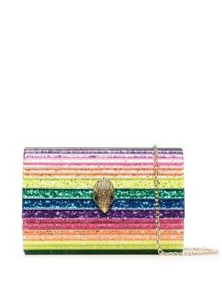 Party Eagle glitter clutch bag