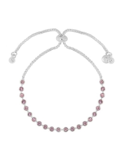 LC Lauren Conrad Dainty Simulated Crystal Pull-Tie Bracelet