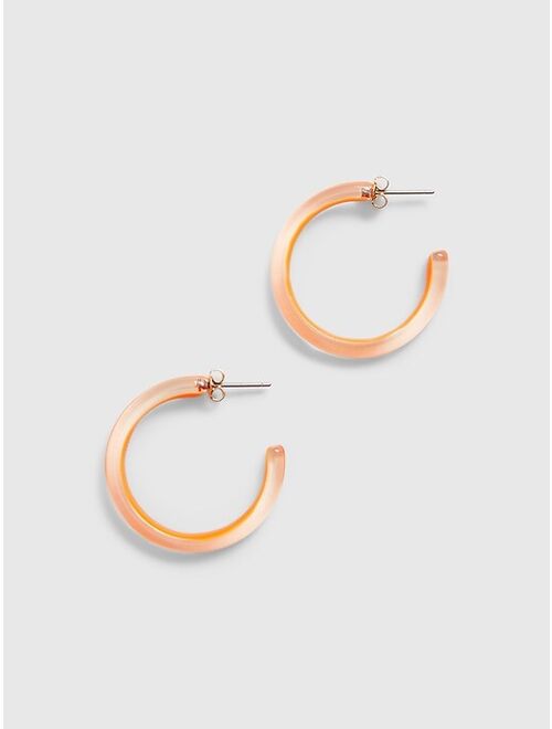 Gap Chunky Enamel Hoop Earrings