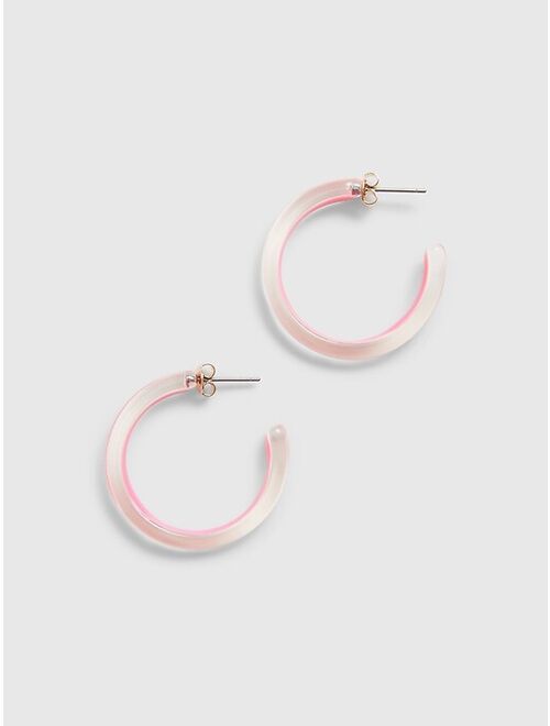 Gap Chunky Enamel Hoop Earrings