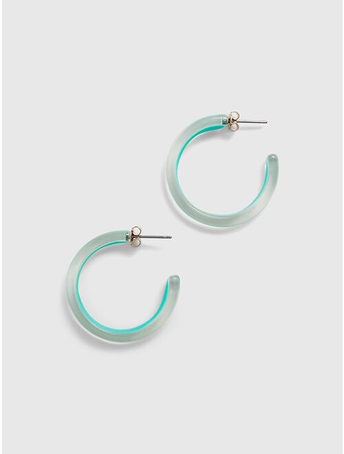 Gap Chunky Enamel Hoop Earrings