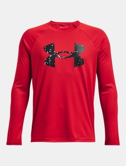 Boys' UA Tech Logo Fill Long Sleeve