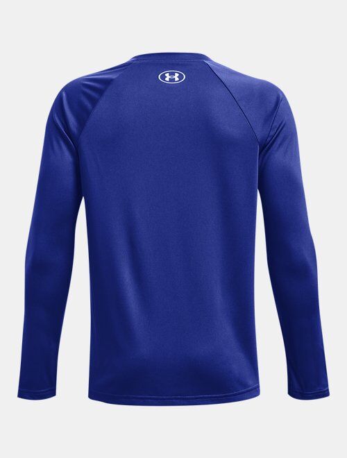 Under Armour Boys' UA Tech Logo Fill Long Sleeve