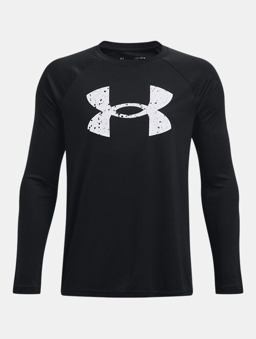 Under Armour Boys' UA Tech Logo Fill Long Sleeve