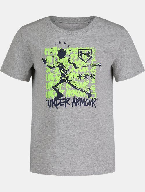 Under Armour Boys' Pre-School UA Batter Short Sleeve