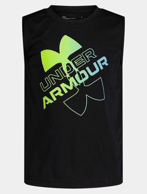 Under Armour Boys' Pre-School UA Intersector Logo Muscle T-Shirt