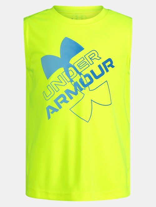 Under Armour Boys' Pre-School UA Intersector Logo Muscle T-Shirt