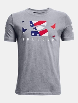 Boys' UA Freedom Big Flag Logo T-Shirt