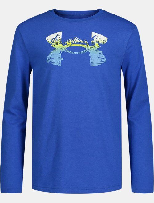 Under Armour Boys' UA River Logo Long Sleeve