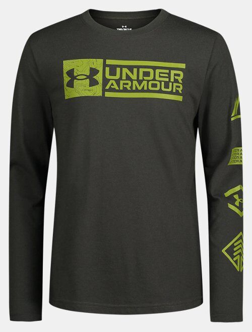 Under Armour Boys' UA In The Mountains Logo Long Sleeve