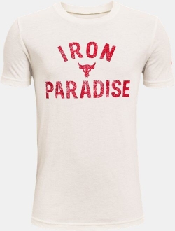 Boys' Project Rock Iron Paradise Short Sleeve